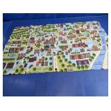 Harrods Map Print Fabric Panel