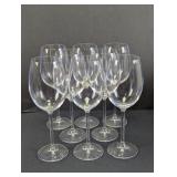 Clear Glass Stemmed Wine Glasses