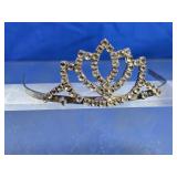 Mini Silverplate Rhinestone Tiara