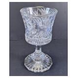 Cut Crystal Pedestal Vase