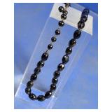 Victorian Whitby Black Bead Choker