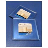 Mainstays 5-Inch Square Mirror Plates Duo