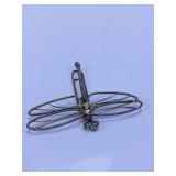 Handmade Wire Dragonfly Memo Holder