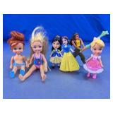 Disney Princess & Toddler Doll Figure Lot