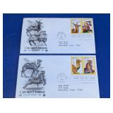 Carousel Animals First Day Cover Pair