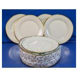 Vintage Lenox Eternal Dinner Plates Set