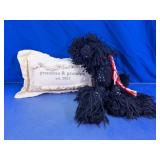 Grandma & Grandpa Pillow and Yarn Dog Set