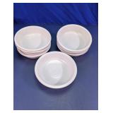 White Ceramic Bowls Lot