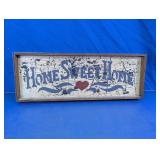 Home Sweet Home Wood Wall Sign