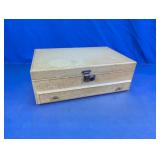 Beige Hinged Storage Box