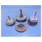 Assorted Power Drill Wire Brush and Grinding Attac