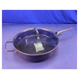 Nonstick Deep Skillet with Glass Lid