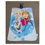 Disney Frozen Blanket & Pug Plush Set