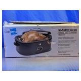 ChefStyle 17-Quart Black Roaster Oven