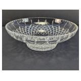 Elegant Cut Glass Crystal Centerpiece Bowl