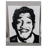 Sammy Davis Jr. Stencil Canvas Painting