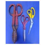 Assorted Scissors and Tin Snips