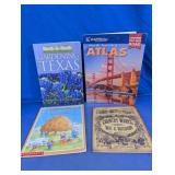 Books & Atlas Assortment Lot