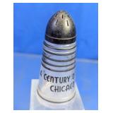 Vtg 1933 Worlds Fair Deco Salt Shaker