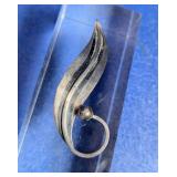 Vtg Delfino Taxco Silver Brooch
