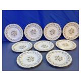 Royal Jackson Ceramic Fine China Plates Lot