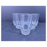 Clear Glass Beverage Glass Set