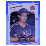 Gregg Jefferies Fleer Card