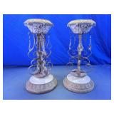 Crystal Accent Candle Holder
