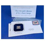 Inverted Jenny Gold Replica Stamp Card