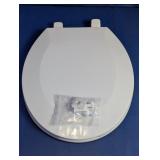 White Toilet Seat with Mounting Hardware