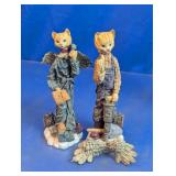 Cat Character Figurine Lot