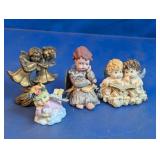 Vintage Angel & Cherub Figurine Assortment