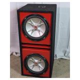 Kicker Dual Subwoofer Speaker Enclosure
