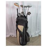 Adams Golf Club Set With Cart Bag