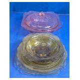 Glassware Serving Bowls and Plates