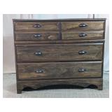 Vintage Style Solid Wood 4-Drawer Dresser