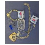 Costume Jewelry & Belt Buckle Assortment