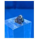 Vintage Sterling Silver Navajo Thunderbird Ring