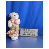 Easter Bunny Decoration & Wall Sign Set