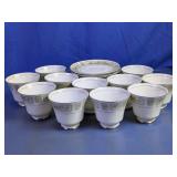 Fashion Manor "Vanessa" Cups & Saucers