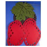 Assorted Decorative Felt Table Mats Lot