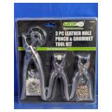 Grip Leather Hole Punch & Grommet Tool Kit