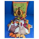 Vintage Thanksgiving & Autumn Accent Pillow