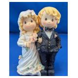 Vintage Style Bride & Groom Wedding Figurine