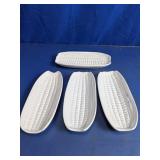 Ceramic Corn Cob Serving Tray Assortment
