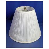 Pleated White Lamp Shade