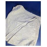 Cream Damask 88-Inch Round Tablecloth