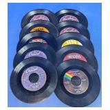 Assorted Vintage 45 RPM Vinyl Records