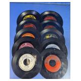 Assorted Vintage 45 RPM Vinyl Records