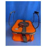 Collapsible Orange Fishing Bait Bucket